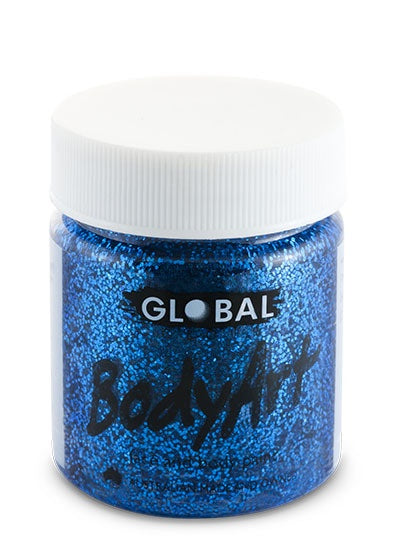 Blue Glitter Face Paint - 45Ml Tub